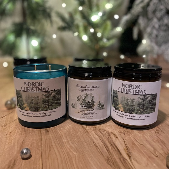 🌲✨Nordic Christmas Luxury Organic Soy candle Fresh Cut Christmas trees🌲 - Picture 16 of 17